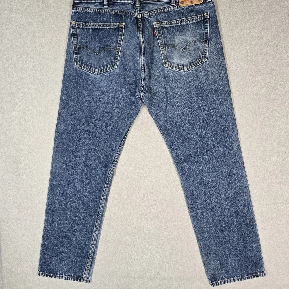Levi's 505 Men Jeans 38X34 Blue Denim 32